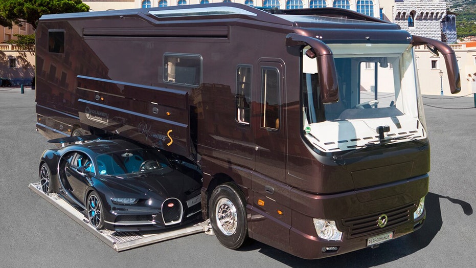 $2.4 million RV has built-in garage underneath