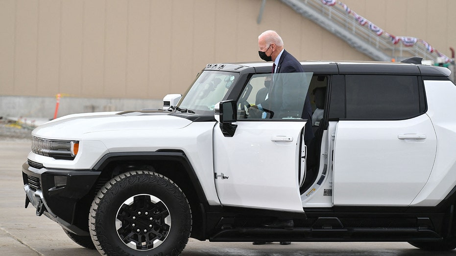 See it: Biden drives 1,000-horsepower GMC Hummer EV, says ‘this sucker is something else’