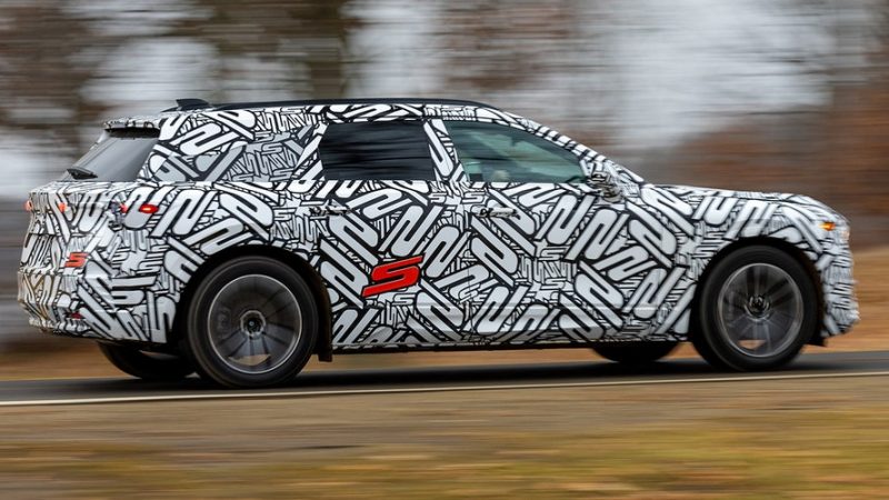 Disguised Acura ZDX SUV has a secret message on it