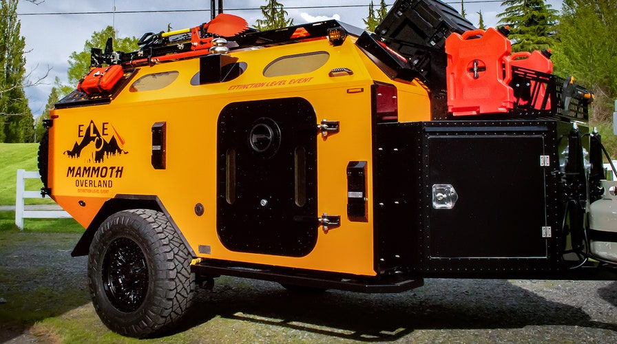 Bear and bulletproof travel trailer is ready for the roughest stuff